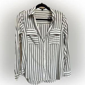 Express Portofino Blouse - Striped Top